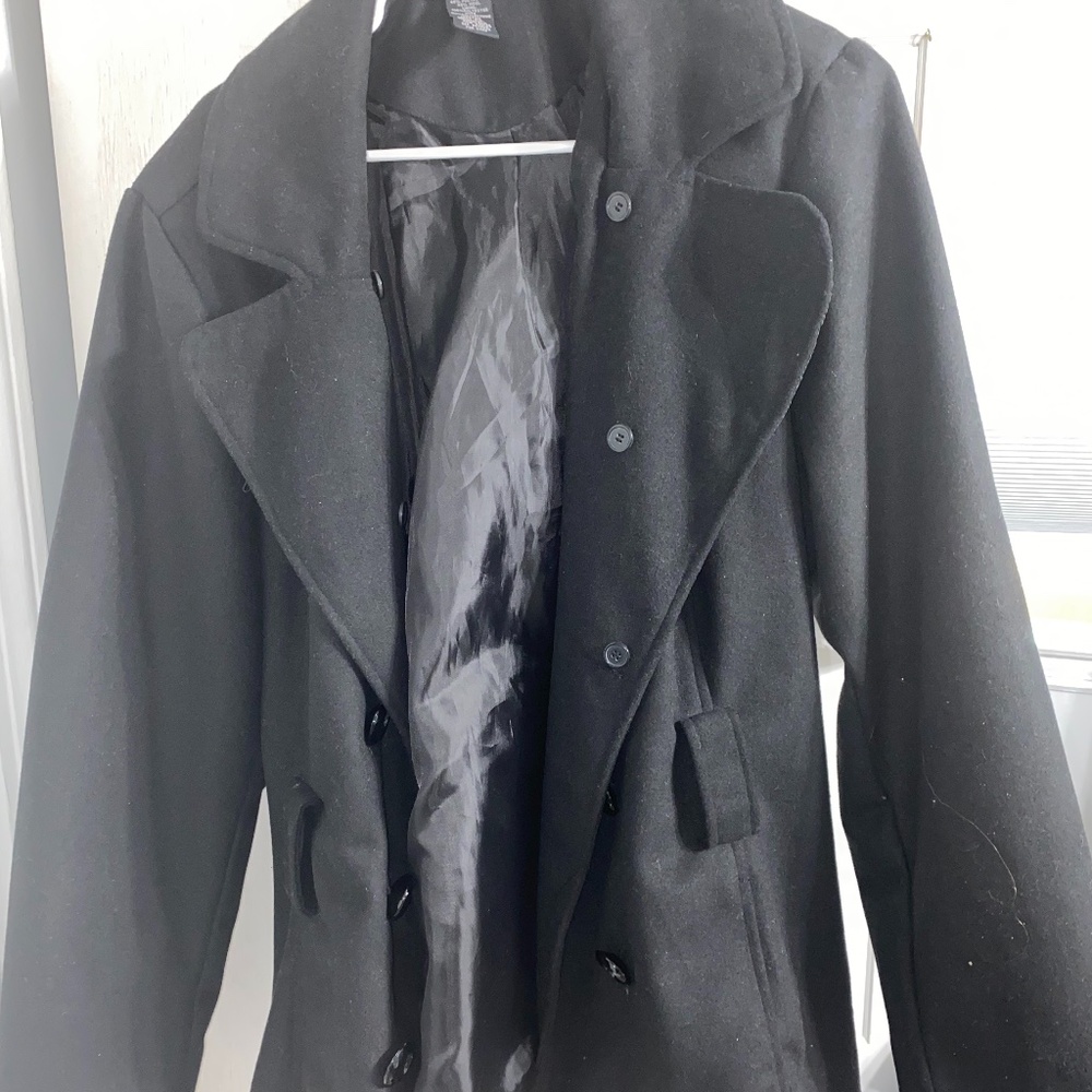 Plus size women peacoat